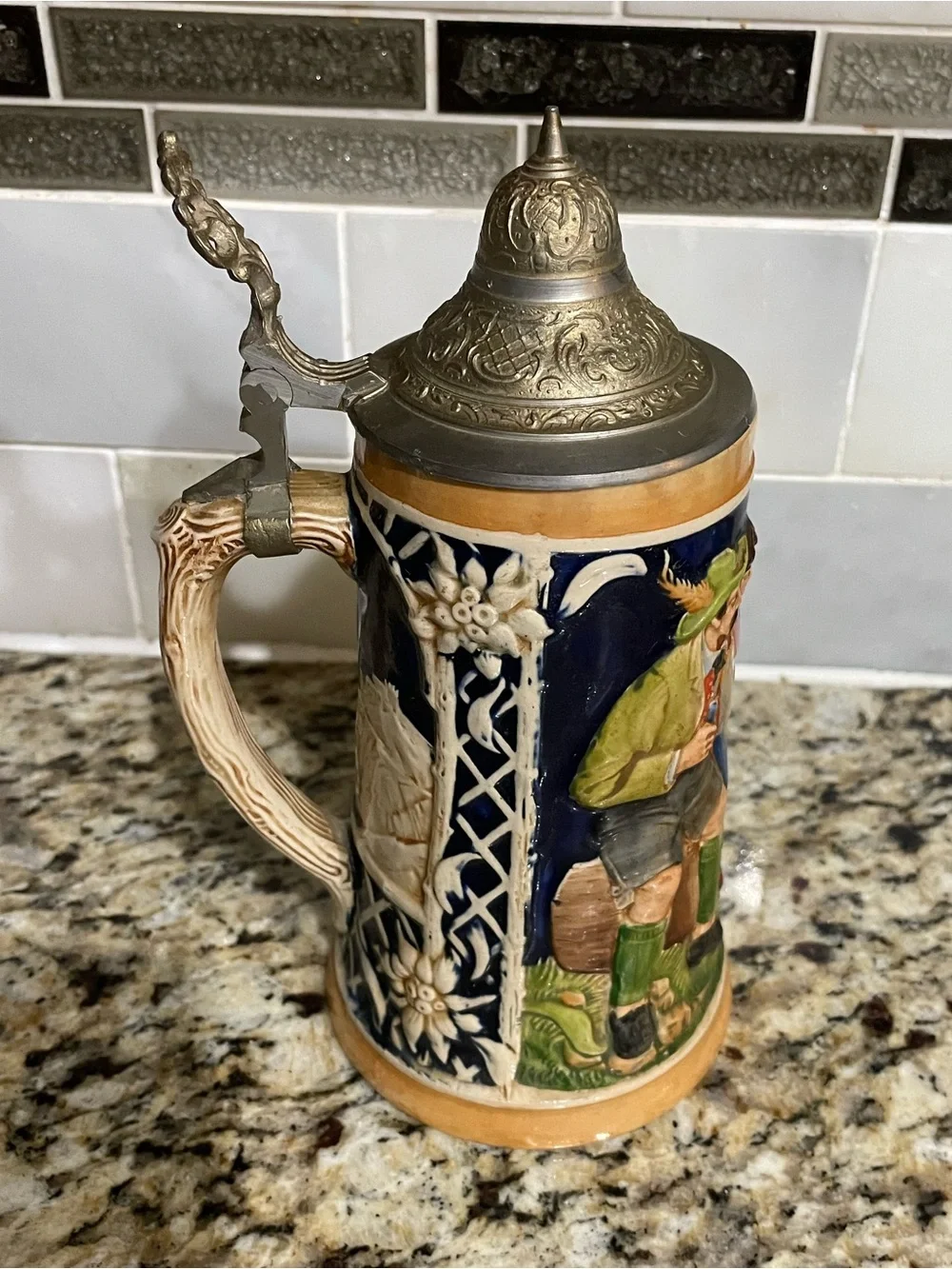 Vintage German beer stein